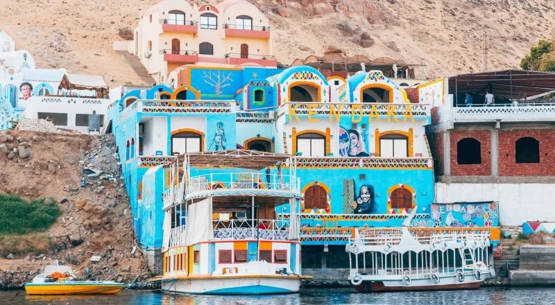 Visita a un poblado nubio en barco desde Asuán
