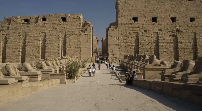 Espectáculo de luz y sonido en el templo de Karnak
