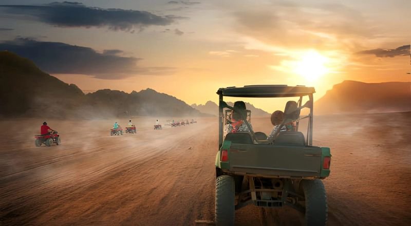 Safari en jeep por el desierto de Hurghada con cena barbacoa