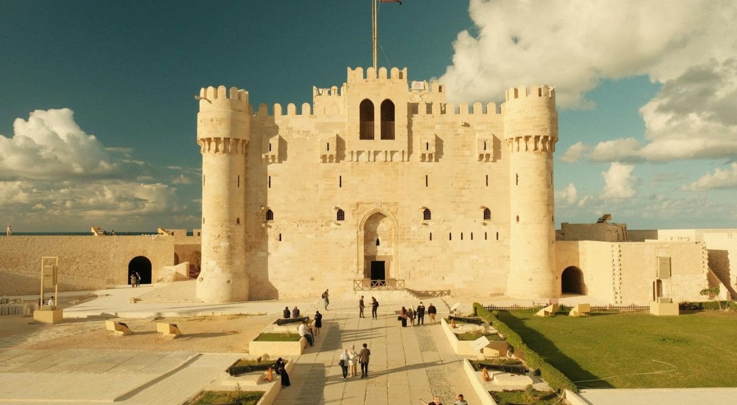 La ciudadela de Qaitbey, junto al mar, en Alejandría